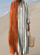 Maitê | Vestido Midi Longo Boho em Patchwork