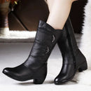 Bota Feminina Aurora Couro Legítimo/Promoção de Outono