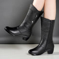 Bota Feminina Aurora Couro Legítimo/Promoção de Outono