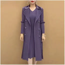 Conjunto Veneza Vestido fluido + Casaco Longo