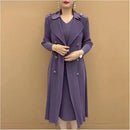 Conjunto Veneza Vestido fluido + Casaco Longo