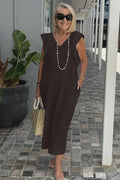 Vestido Manga Curta Noronha/ Conforto e Estilo Para o Seu dia a dia.