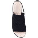 Sandália Feminina Ortopédica Knit Calce Fácil Meia Elástico Anatômica Massageadora Confortável 7603